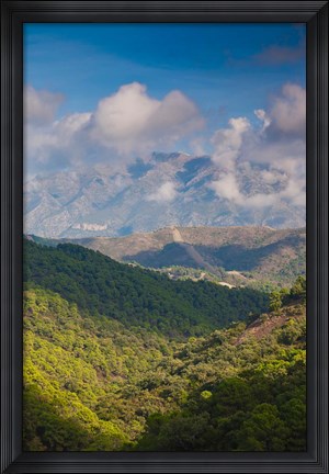 Framed La Torresilla Mountain, Malaga Province, Spain Print