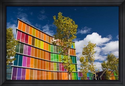 Framed Museo de Arte Contemporaneo, Leon, Spain Print