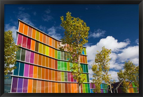 Framed Museo de Arte Contemporaneo, Leon, Spain Print