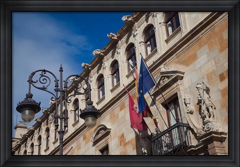 Framed Palacio de los Guzmanes, Leon, Spain Print