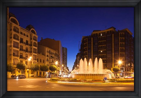 Framed Plaza Alferez Provisional, Logrono, Spain Print