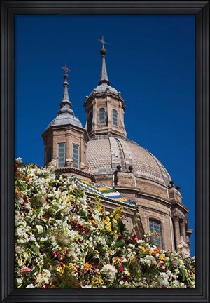 Framed Plaza del Pilar, Zaragoza, Spain Print