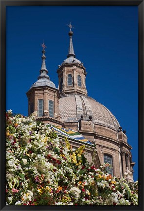 Framed Plaza del Pilar, Zaragoza, Spain Print
