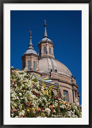 Framed Plaza del Pilar, Zaragoza, Spain Print