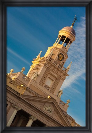 Framed Plaza San Juan de Dios, Cadiz, Spain Print