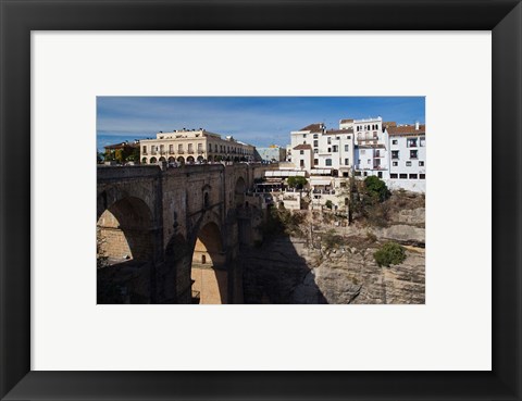 Framed Puente Nuevo Bridge, Ronda, Spain Print