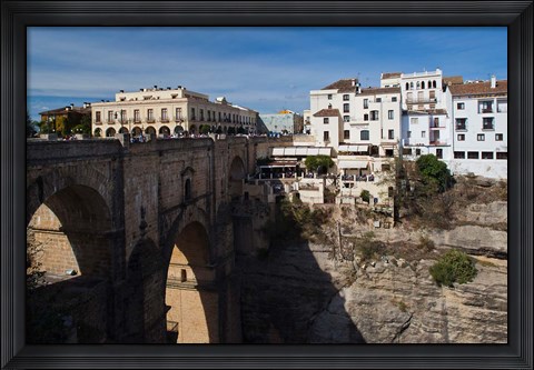 Framed Puente Nuevo Bridge, Ronda, Spain Print