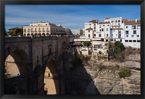 Framed Puente Nuevo Bridge, Ronda, Spain Print