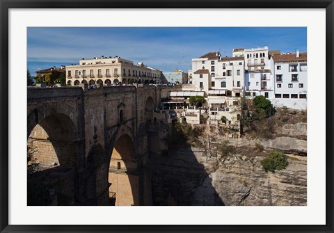 Framed Puente Nuevo Bridge, Ronda, Spain Print