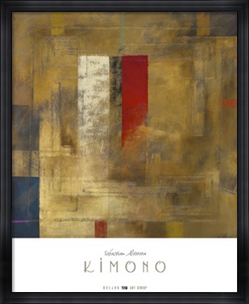 Framed Kimono Print