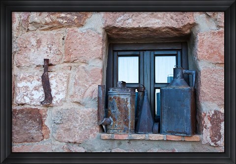 Framed Spain, Andalusia Antiques on display in the Hotel Palacio Guzmanes Print