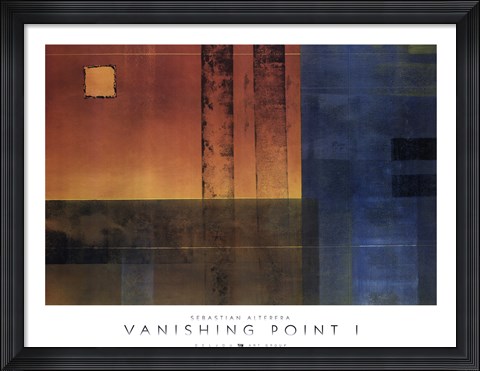 Framed Vanishing Point I Print