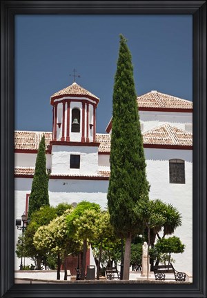 Framed Spain, Andalusia, Malaga Province, Ronda Church of Santa Cecilia Print