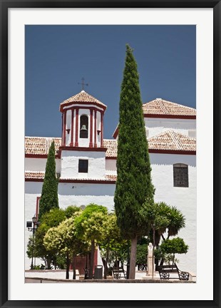 Framed Spain, Andalusia, Malaga Province, Ronda Church of Santa Cecilia Print