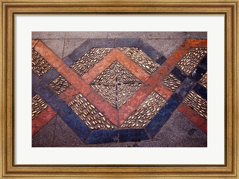 Framed Spain, Andalusia, Malaga Province, Ronda Decorative Tile Floor Print
