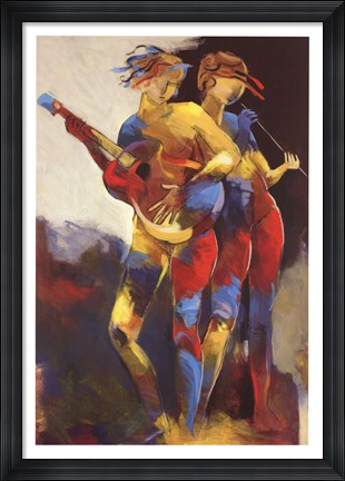 Framed Artist Duet Print