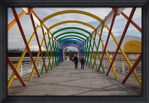 Framed Spain, Aviles, Centro Niemeyer, Arts Center Print