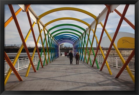 Framed Spain, Aviles, Centro Niemeyer, Arts Center Print