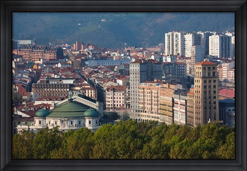 Framed Spain, Bilbao, Parque Etxebarria Park Print