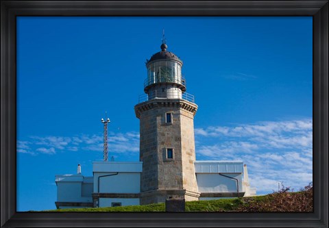 Framed Spain, Cabo Machichaco cape and Lighthouse Print