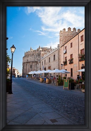 Framed Spain, Castilla y Leon Region Restaurants along the City of Avila Print