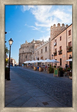 Framed Spain, Castilla y Leon Region Restaurants along the City of Avila Print