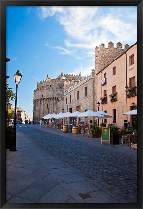 Framed Spain, Castilla y Leon Region Restaurants along the City of Avila Print