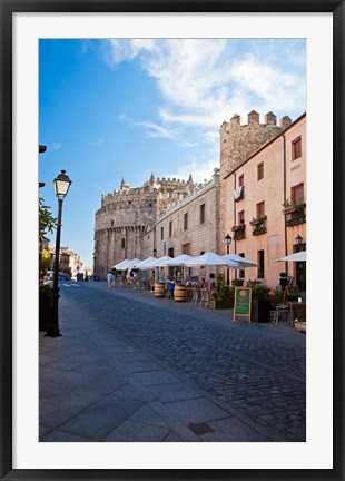 Framed Spain, Castilla y Leon Region Restaurants along the City of Avila Print