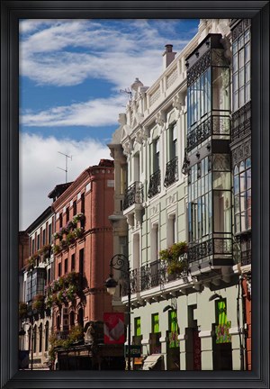 Framed Spain, Castilla y Leon, Leon, Barrio Gotico Print