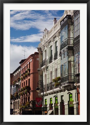 Framed Spain, Castilla y Leon, Leon, Barrio Gotico Print