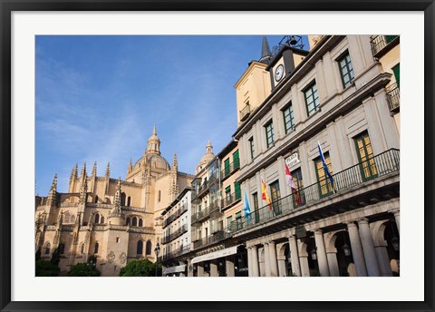 Framed Spain, Castilla y Leon, Segovia Cathedral Print