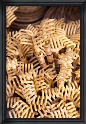 Framed Spain, Castilla y Leon, Segovia, Back-scratchers Print