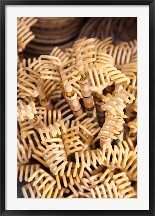 Framed Spain, Castilla y Leon, Segovia, Back-scratchers Print