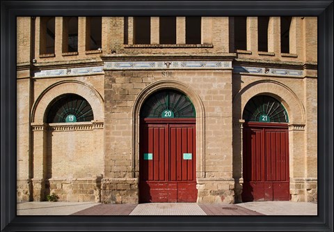 Framed Spain, El Puerto de Santa Maria, Plaza de Toros Print