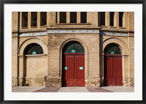 Framed Spain, El Puerto de Santa Maria, Plaza de Toros Print