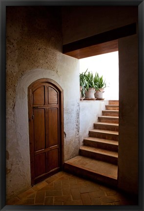 Framed Spain, Granada Alhambra, legendary Moorish Palace, interior details Print