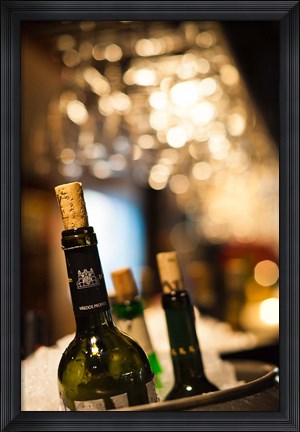 Framed Spain, Madrid, Plaza de San Miguel, Market Bar Print