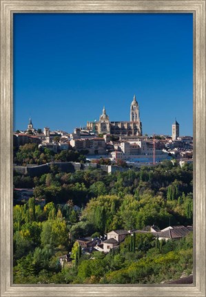 Framed Spain, Segovia, Segovia Cathedral, Morning Print