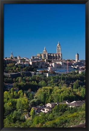 Framed Spain, Segovia, Segovia Cathedral, Morning Print