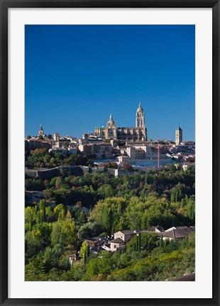 Framed Spain, Segovia, Segovia Cathedral, Morning Print