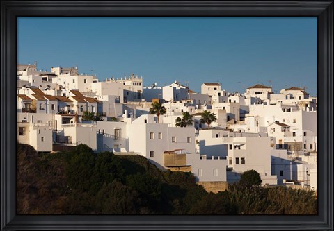 Framed Spain, Vejer de la Frontera, Elevated Town View Print