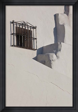 Framed Spain, Vejer de la Frontera, Town Buildings Print