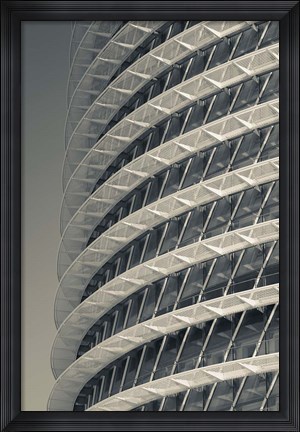 Framed Torre del Agua, Zaragoza, Spain Print