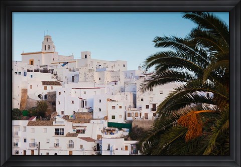 Framed Town View, Vejer de la Frontera, Spain Print
