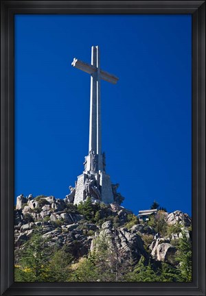 Framed Valle de los Caidos, San Lorenzo de El Escorial, Madrid Region, Spain Print
