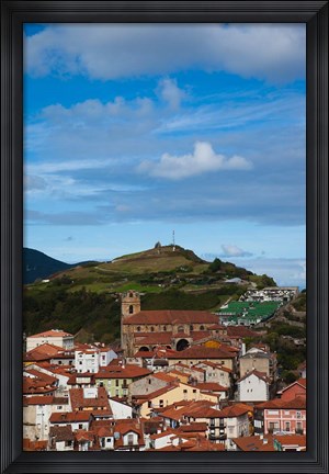 Framed View of Old Town, Laredo, Spain Print