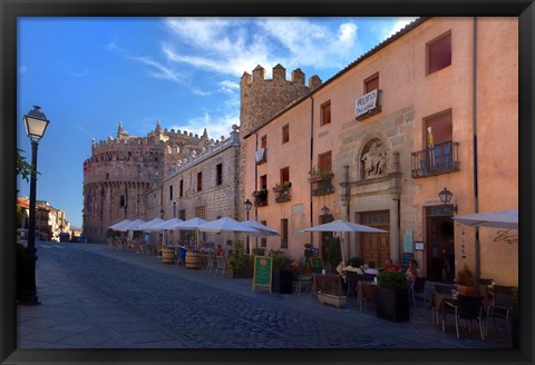 Framed Spain, Castilla y Leon Region Restaurants along the city of Avila Print