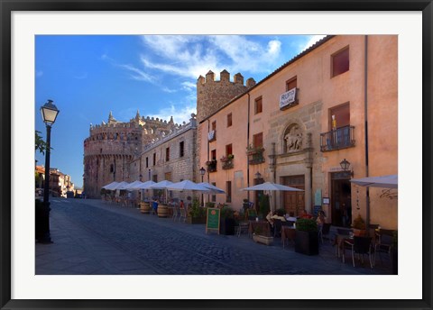 Framed Spain, Castilla y Leon Region Restaurants along the city of Avila Print