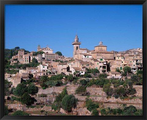 Framed Valldemosa, Majorca, Balearics, Spain Print