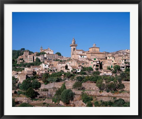 Framed Valldemosa, Majorca, Balearics, Spain Print